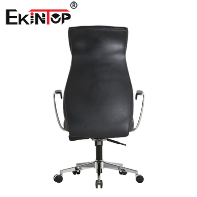 La PU de lujo de la silla de cuero de la oficina gira sobre un eje OEM ejecutivo ergonómico del fabricante de la silla