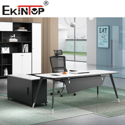 El escritorio moderno L del estilo forma el escritorio ejecutivo de lujo para los muebles de oficinas