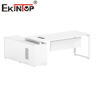 Escritorio de oficina de computadora extensible de muebles de oficina ejecutiva superior de madera moderna