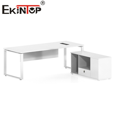 Tabla en forma de L de madera moderna de la oficina ejecutiva del escritorio de lujo de los muebles de oficinas