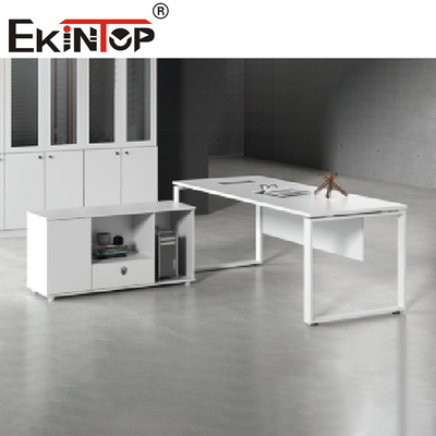 Tabla en forma de L de madera moderna de la oficina ejecutiva del escritorio de lujo de los muebles de oficinas