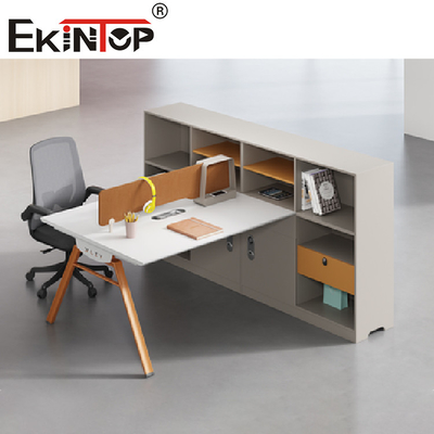 El ordenador abierto convertible del sistema del puesto de trabajo de la oficina de personal presenta los muebles comerciales de los escritorios