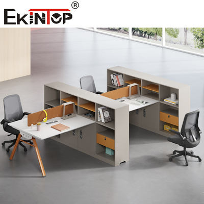 El ordenador abierto convertible del sistema del puesto de trabajo de la oficina de personal presenta los muebles comerciales de los escritorios