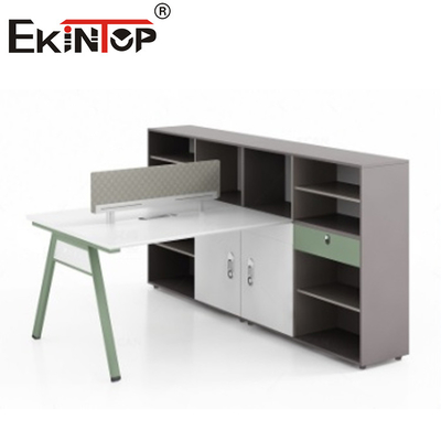 Rectangular ajustable de los muebles de la oficina del puesto de trabajo del personal de la altura comercial de la tabla