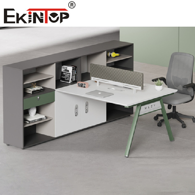 Rectangular ajustable de los muebles de la oficina del puesto de trabajo del personal de la altura comercial de la tabla