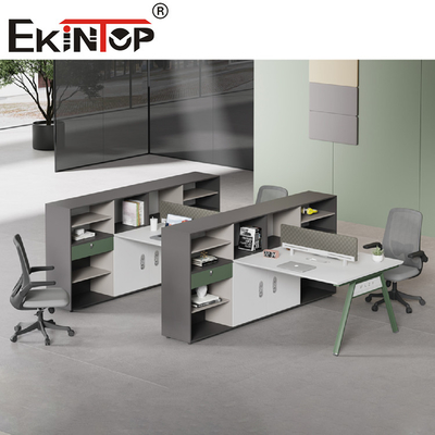 Rectangular ajustable de los muebles de la oficina del puesto de trabajo del personal de la altura comercial de la tabla