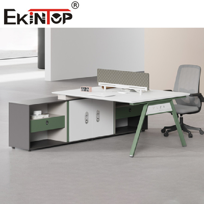 Rectangular ajustable de los muebles de la oficina del puesto de trabajo del personal de la altura comercial de la tabla
