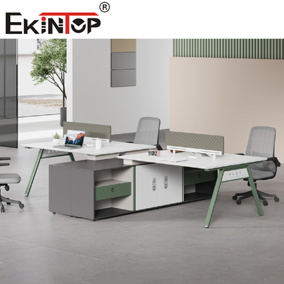 Rectangular ajustable de los muebles de la oficina del puesto de trabajo del personal de la altura comercial de la tabla