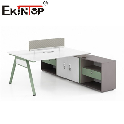 Rectangular ajustable de los muebles de la oficina del puesto de trabajo del personal de la altura comercial de la tabla