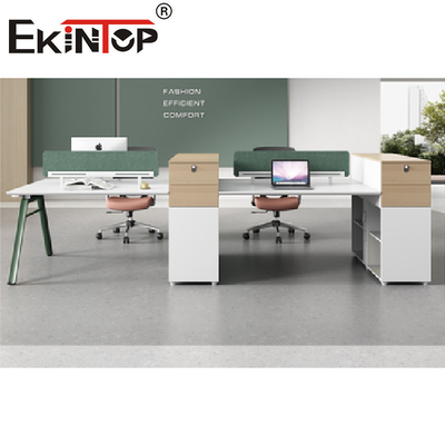 Estación de trabajo modular verde blanca de oficina para los muebles comerciales