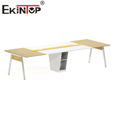 Resistente al rasguño de madera rectangular de encargo de la tabla del café de la sala de reuniones de la mesa de conferencias