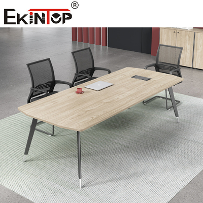 Modern Conference Long Table 10 People Meeting Desk 5 años de garantía
