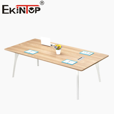 Mesa de reuniones modular de 4 piernas que asienta a 6 8 10 personas para la sala de reunión
