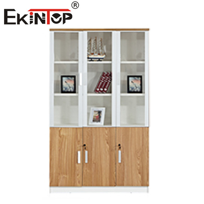 Gabinetes de almacenamiento de madera de la oficina con los cajones para los muebles del sitio de la oficina