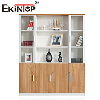 Gabinetes de almacenamiento de madera de la oficina con los cajones para los muebles del sitio de la oficina