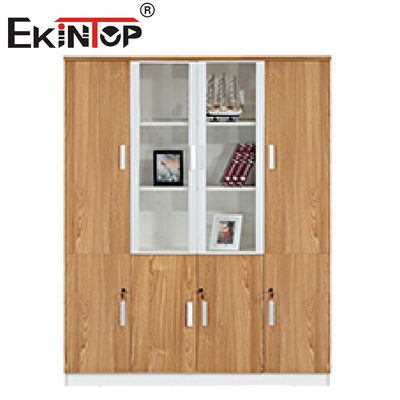 Gabinetes de almacenamiento de madera de la oficina con los cajones para los muebles del sitio de la oficina