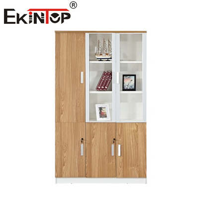 Gabinetes de almacenamiento de madera de la oficina con los cajones para los muebles del sitio de la oficina