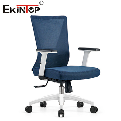 Brazos ajustables ergonómicos azules de Mesh Office Desk Chair With