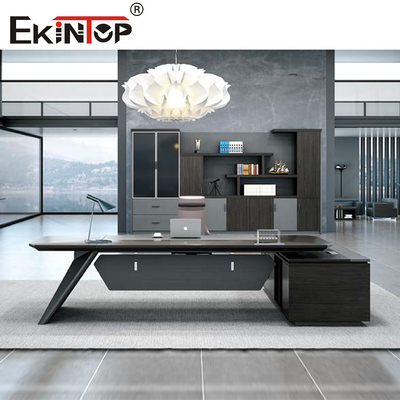 Escritorio ergonómico del ordenador de oficina de los muebles extensibles de madera del escritorio