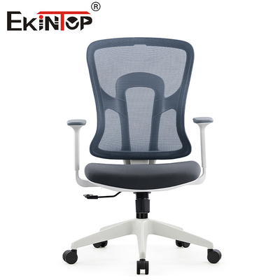 Gray Ergonomic Swivel Mesh Chair negro con la altura de Seat de los apoyabrazos ajustable