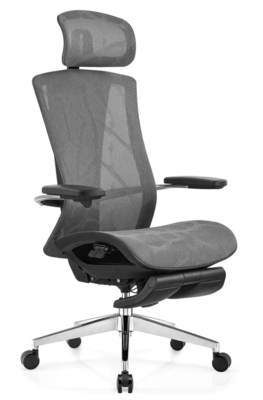 Silla de oficina ergonómica de malla ejecutiva Confort profesional con diseño de enfriamiento