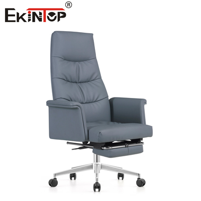 Silla de oficina de cuero ajustable para una comodidad personalizada y un soporte óptimo