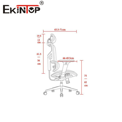 Silla de oficina de malla ergonómica de adaptabilidad sin costuras para entornos de trabajo ágiles