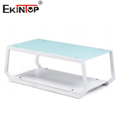 OEM Contemporáneo Glamour vidrio y la mesa de café de cromo para la sofisticación elegante