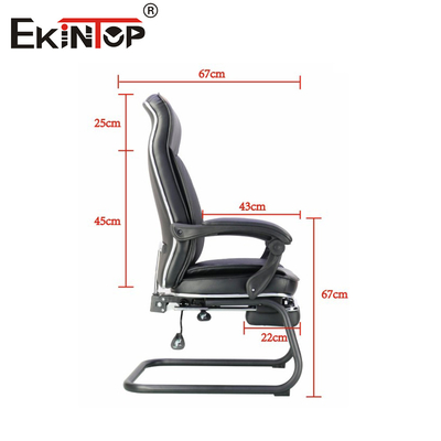 Silla de oficina de cuero funcional para comodidad durante todo el día
