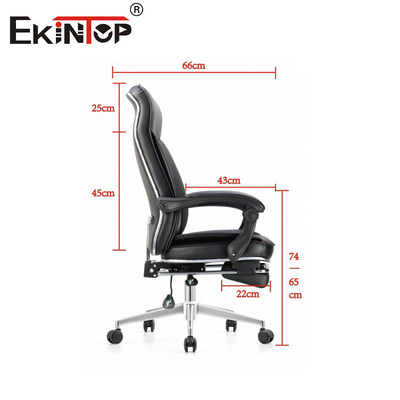 Silla de oficina de cuero sintético duradero para una comodidad a largo plazo
