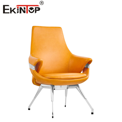 Silla de oficina de conferencias de cuero contemporáneo con asiento de espuma de moho