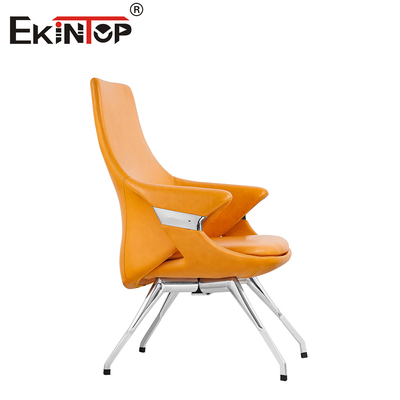 Silla de oficina de conferencias de cuero contemporáneo con asiento de espuma de moho