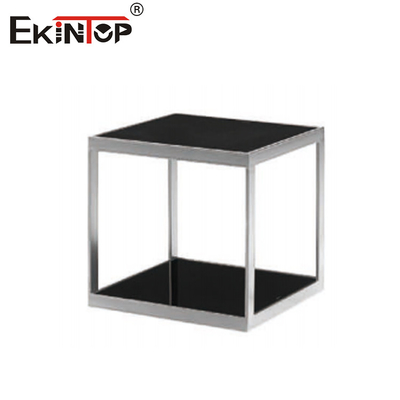 Sala de estar Negro Café Mesa de té Fibra de vidrio Concreto reforzado Custom Simply Style