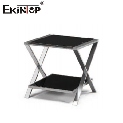 Sala de estar Negro Café Mesa de té Fibra de vidrio Concreto reforzado Custom Simply Style