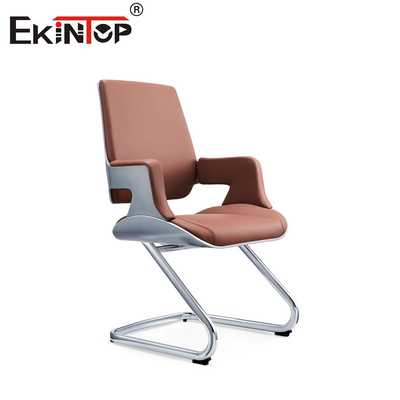 Espacio de trabajo cómodo silla de oficina de cuero asiento blando muebles comerciales