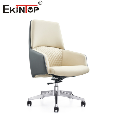Silla de oficina de cuero de encanto contemporáneo de ODM Apel moderno Comodidad sin igual