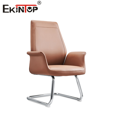 Silla de oficina de cuero de lujo de alta sofisticación de altura ajustable