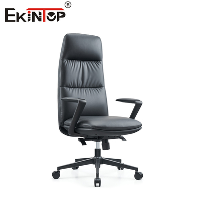 Silla de oficina Mesa silla de cuero falsa Muebles Temperamento estable