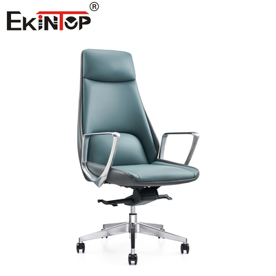 Elevado estilo y soporte silla de oficina de cuero elegante 10 años de garantía