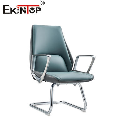 Elevado estilo y soporte silla de oficina de cuero elegante 10 años de garantía