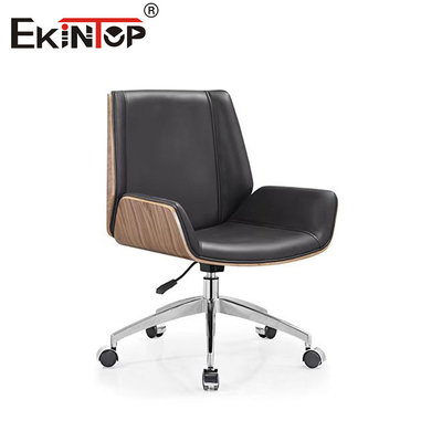 Confort y funcionalidad modernas Silla de oficina de cuero ajustable en altura