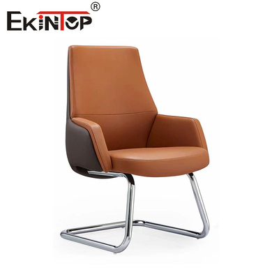 Sillones de oficina de cuero de confort colaborativo para trabajo en equipo y proyectos grupales