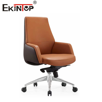 Sillones de oficina de cuero de confort colaborativo para trabajo en equipo y proyectos grupales