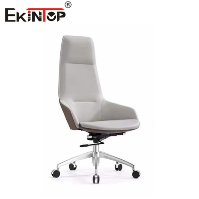 Sillones de oficina de cuero contemporáneos elegantes y aerodinámicos para un lugar de trabajo moderno