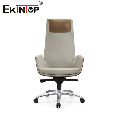 Moderno estilo de diseño sillas de comedor de cuero de PU modernas con patas de metal