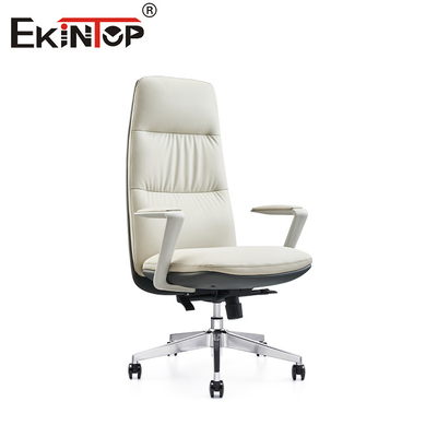 Silla de oficina de cuero premium con comodidad superior y estilo clásico