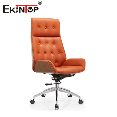 Silla de taburete de cuero racionalizado Diseño moderno Apoyo excepcional