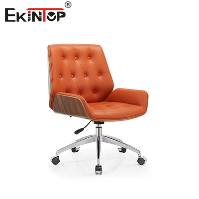 Silla de taburete de cuero racionalizado Diseño moderno Apoyo excepcional