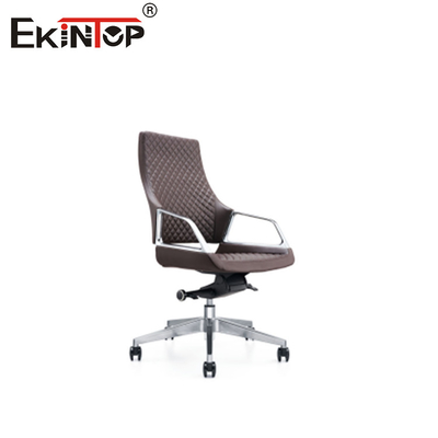 Silla de oficina de cuero sintético con comodidad máxima Silla de jefe ejecutivo de cuero