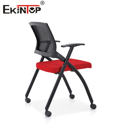 Sillones ergonómicos para salones de entrenamiento con apoyabrazos fijos de base de nylon
